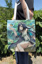 Lan Yan Genshin Impact V1 Double-Sided Canvas Print Tote Bag Anime Bag