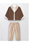1-5 Years Old Boy's 3-Piece Set Shawl Collar Jacket Shirt Trousers Stylish Combination - 2