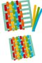 Weaving 12 Pieces Colorful Felt Woven Children's Activity Board Visual Sensory Development Motor Skill Toy Stress Relief Toy - 3