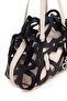 Women's Black Patterned Mini Crossbody Bag 26Sbd293118 - 8