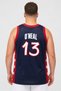 Men Sportswear Fit 1996 Shaquille ONeal Basketball Jersey, Navy - 4