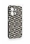 Redmi 15C 4g Compatible Flower Motif Checkered Pattern Silicone Case - 3