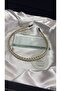 Women's Pearl Detailed Thin Gold Hair Crown - 2