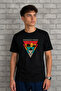 Inverted Triangle Shaped Colorful Summer Time Printed Premium T-Shirt |   Special Gift Includes