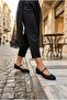 027-223 Tulle Bead Embroidered Stylish Comfortable Women's Ballet Flats with Baretli - 3