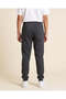 Senior Boys Charcoal Printed Regular Fit Active Pants - 2