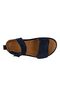 Velcro Suede Women's Sandals 215572 Navy Blue - 3