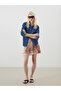 Original Buy Zippered Patterned Mini Skirt