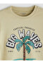 Original Oval Collar Printed Boys' T-Shirt 2-Pack - 4