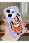 Redmi 13X Compatible Case Camera Protector Blue Silicone Couple Phone Case Rabbit Pattern