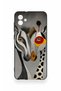 Samsung A04 Compatible Zebra and Giraffe Patterned Silicone Case - 3