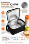 3-Piece Primary School School Bag Set Backpack Thermal Lunch Bag Pencil Holder - 2