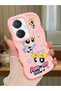 Vivo Y27 Compatible Case Camera Protective Pink Silicone Couple Phone Case Cartoon Pattern