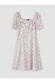 Alita city: square neck floral dress with balloon sleeves - the alita city difference. - 5