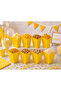 Popcorn Box Yellow 8-Piece Corn Box Popcorn Box Chips Box Snack Box Party Birthday - 2