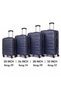 4-Piece ABS Hard Shell Luggage Set 20/24/28/32 Inch, TSA Lock, 360° Silent Spinner Wheels, Durable Unisex Suitcase for Business Student Family Trip, Stylish Travel Suitcase - 7
