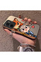 Vivo Y16/Y02S/Y56 Compatible High Quality Cartoon Fox and Rabbit Couple Printed Case