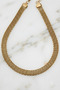 Steel Italian Mia Wicker Necklace 10 mm Gold Color |   Anti-Tarnish 40cm +5Cm, Women'S, 2-Year Warranty - 5