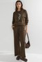 Soft Touch Modal Textured Leopard Printed Tracksuit Set - 2