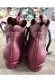 'Flexible Step' Burgundy Leather Handmade Bat Model Lindy Hoop, Swing, Solo, Tango, Latin, and Practice Dance Boots - 7