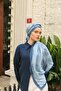 Allure Linea Patterned Tencel Shawl - Blue - 2
