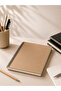 A5 Kraft Cardboard Cover Eye-Friendly Paper 60 Sheets Plain Unlined Side-Wire Bound Notepad - 3