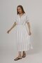 Elastic Waist Dress - White - 4