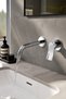 Silver Built-In Sink Faucet Slim Design Brass Material 5 Years Warranty Chrome Sink Fixture - 3
