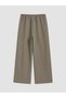 Lcw Vision Khaki Elastic Waist Modal Blend Women's Trousers - 6
