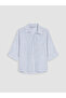 Lcw Vision Striped Oversize Women's Shirt - 5
