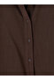 Lcw Everyday Brown Linen Look Women's Shirt - 6