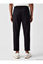 Özmarka New Season Black Regular Fit Soft Touch Men's Sweatpants - 4