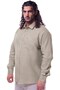 100% Linen Long Sleeve Comfortable Fit Button Collar Summer Shirt Suitable for Men's Large Sizes between 118-145 - 4