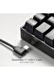 لوحة مفاتيح الألعاب الميكانيكية Dragonborn 61 Keys Compact RGB مع مفتاح بني لمسي، Pro D - 6