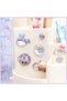 6 Sheets Fantastic 3D Floating Stickers - Kids Cartoon World Adventure, Mini Penguin, Whale, Rabbit, Elephant, and Fruit Themed DIY Stickers for Kids, Party Supplies, Reward for Boys Girls - 3