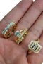 Three-Piece Gold Color Adjustable Finger Rings Set, Presented in a Gift Box, Decorated with Rhinestones and Zircon Stones - 2
