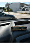 Crystal Stone Open Leopard Stone Covered Number Plate for Vehicle Interior with Silver Crystal Stone
