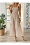 Women's Strappy Gipe Detailed Pocketed Long Jumpsuit - 3