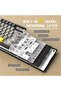 لوحة مفاتيح ميكانيكية لاسلكية ATTACK SHARK ajazz AK820 Pro قابلة للتبديل السريع مع شاشة TFT وأزرار بإضاءة RGB خلفية - 3