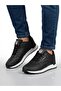 Men's Black Orthopedic Sole Casual Sneaker Walking Shoes - 3