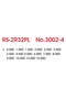 RS-2R32PL رقم 3002-4 - 2