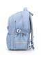 Korean Style'Cute Cat' 3-Piece School Bag Set with Six Compartments, Compact Orthopedic Bag, Pen Holder, and Thermos Lunch Box - 3