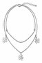Silver Color Top Sf 3 Clover Steel Anklet Stylish Trend Design Gift - 2