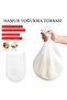Medium Dough Bag Silicone Transparent Dough Kneading Bag Bread Pasta Ravioli Dough Easy Kneading () - 3