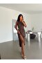 Bel Pile Buckle Dress - Brown