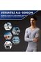 Thermal Underwear Set for Men Ultra Soft Warm Winter Base Layer Tops Bottoms Long Sleeve Crewneck Suitable For Camping Daily Wear Work Outdoor Activity Cold Weather - 5
