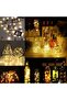 10-piece LED solar-powered wine bottle string light set, 1 meter, 10 cork-shaped lights, wine bottle DIY, weddings, festivals, warm white. - 3