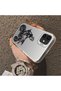 iPhone 11 Compatible Helmeted Motorcyclist Drawing Printed Men's Style Phone Protective Case - 2