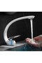 Brass bathroom sink faucet, single-hole vanity mixer faucet, artistic sink faucet - orange - 3