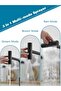 Black kitchen faucet with drop-down sprayer; single-handle kitchen sink faucet with drop-down sprayer (3 functions) - 2